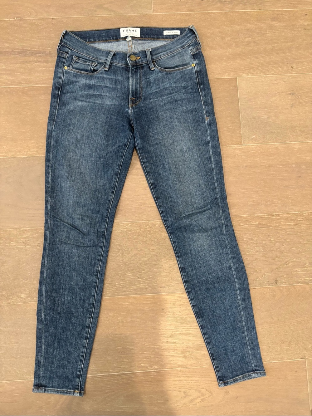 Frame Denim Le Skinny de Jeanne Indigo Blue Women's Jeans